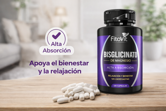 Bisglicinato de Magnesio FitoVit X2 – Bienestar y Relajación Diaria